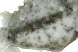 Sparkling Quartz Chalcedony after Scalenohedral Calcite - India #223832-2